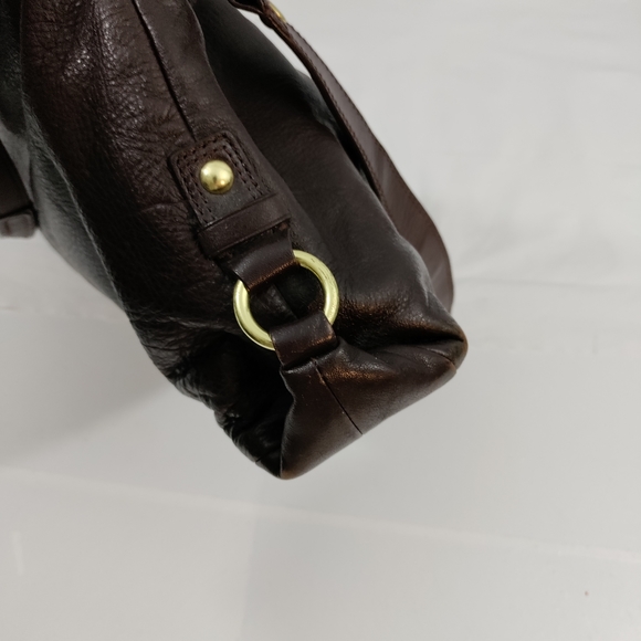 Coach Vintage Ashley Bucket Bag Genuine Leather Convertible Crossbody Brown - Picture 10 of 14